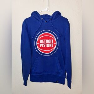 Detroit Pistons 47Brand Hoodie - Size M - Men’s/Unisex